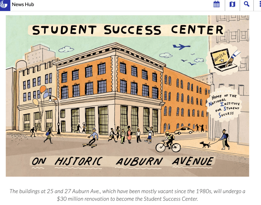 Illustration of the Bell after renovation